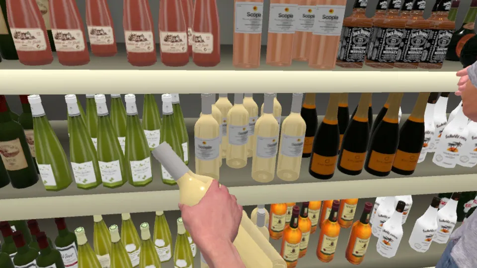 Simulation à la première personne autour de la consommation d’alcool