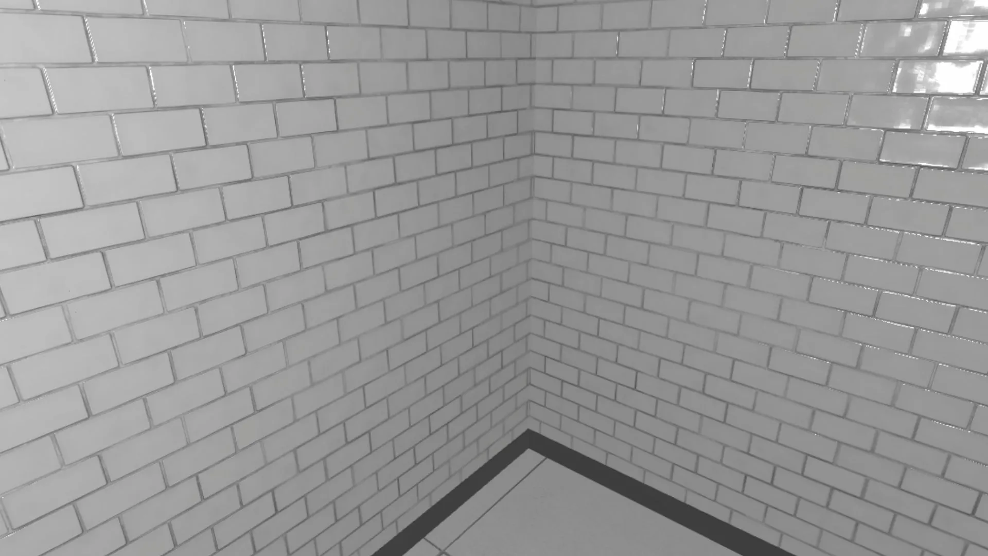Pequeña habitación vacía personalizable en realidad virtual