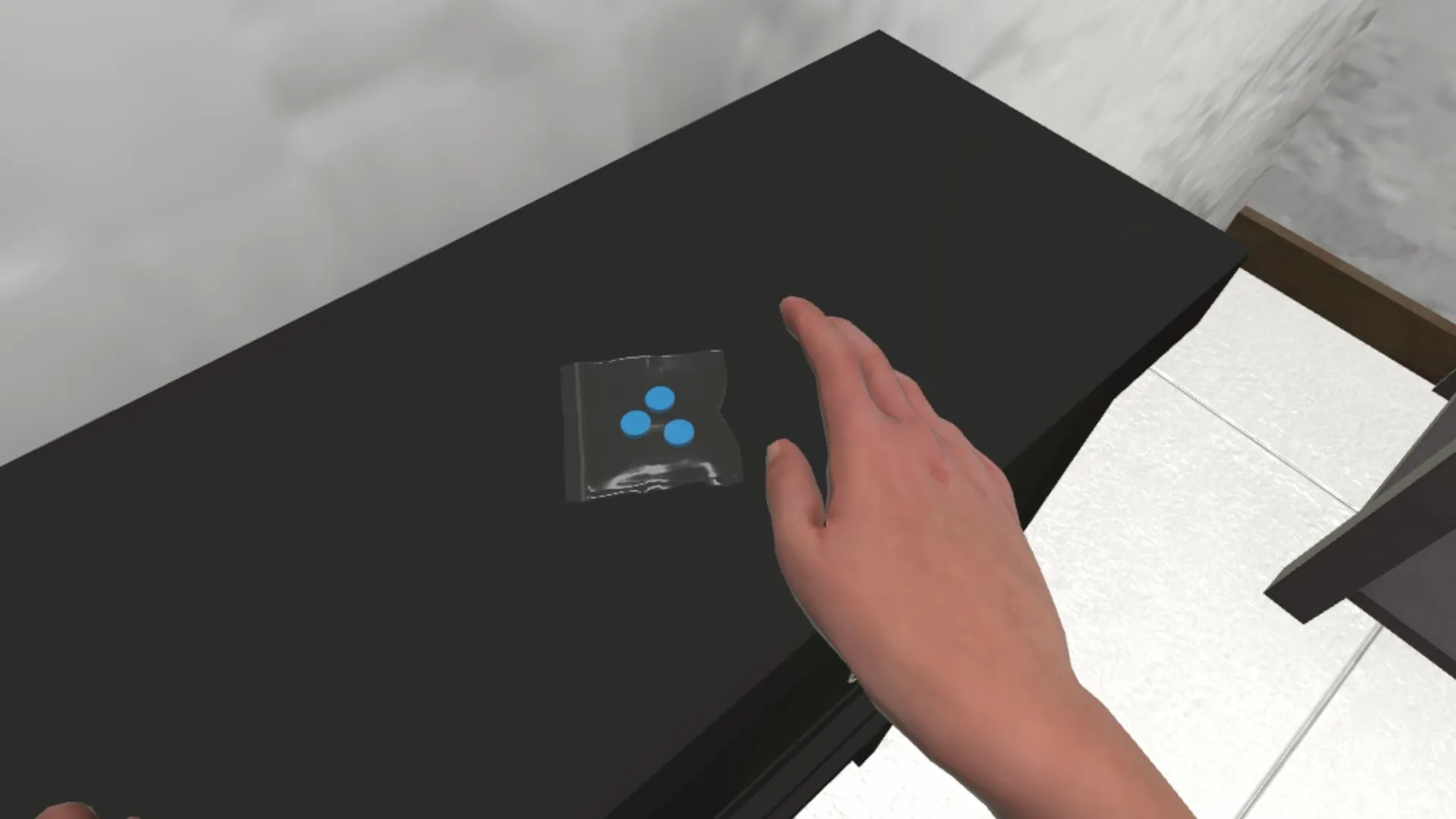 Prevention simulation involving misused pills use
