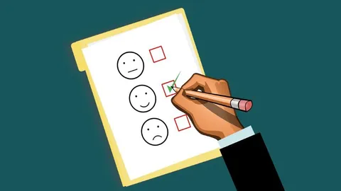Illustration of a positive emotions questionnaire